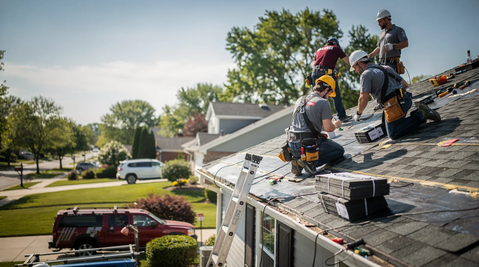 Roof Repair in Glen Ellyn, IL around you
